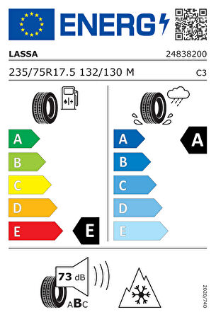 Lassa 235/75R17.5 132/130M M+S SFM Maxiways 100S (Yaz)  (2025)