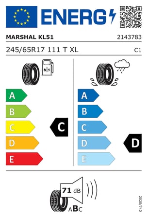 Marshal 245/65R17 111T XL Road Venture APT KL51 (Yaz) (2022)