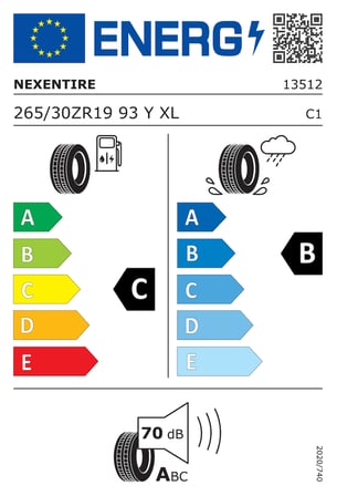 Nexen 265/30R19 93Y XL NFera SU1 (Yaz)  (2025)