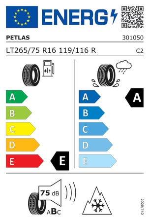 Petlas 265/75R16 119/116R LRD RWL Beyaz Yazılı Peaklander A/T (4 Mevsim) (2026)