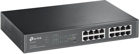 Tp-Link Tl-Sg1016Pe, 16-Port Gigabit Easy Switch With 8-Port Poe+