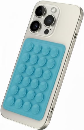 Telefon Arkasına Yapışan Silikon Vakumlu Pratik Telefon Tutucu, Kolay Telefon Kılıfı Tutucu, Tüm Cep