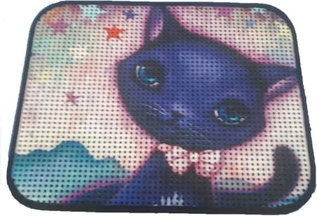 Miapet Elekli Desenli Tuvalet Önü Paspası 60 X 45 Cm