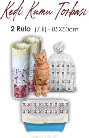 Rosie Kumu Torbası, 85X50Cm Boyutunda, 14 Adet