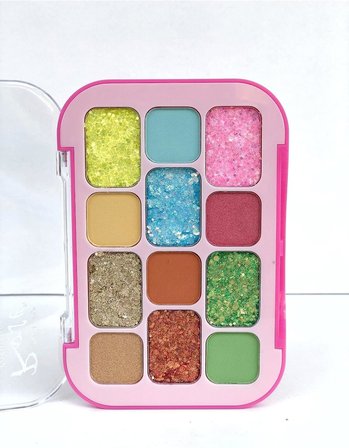 Glitter Far Intentıon 12'Li, Glitterli Far Paleti, 998875Hb78