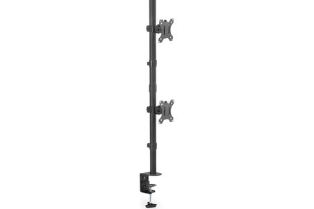 Digitus Çift Monitör Tutucu, Dikey Maks. Vesa 100 X 100, Siyah, (Da90438)