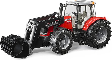 Bruder 03047 – Massey Ferguson 7624 Mit Front-Load