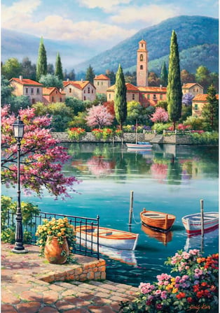 Anatolian Puzzle - Gölde Akşamüstü / 500 Parça, #3597