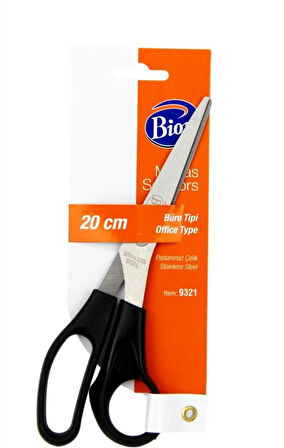  2 Adet MAS Büro Tipi Makas 20 CM Paslanmaz Çelik