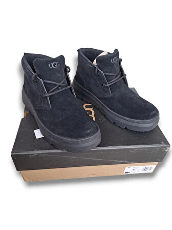 •	ORİJİNAL UGG ERKEK M BURLEIGH CHUKKA 41 SİYAH GERÇEK SÜET  Bot   •	USA:8 UK:7 EU:41 JP:26