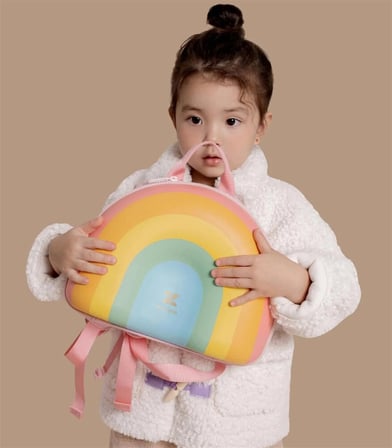 ZoyZoii Dream Serisi Sugar Heart Rainbow Kreş ve Anaokulu Okul Çantası