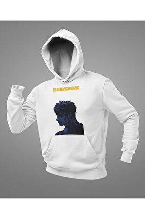 Berserk Anime Dizi Serisi Baskılı Unisex Oversize Hoodie