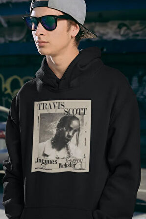 Travis Scott Tasarım Unisex Oversize Hoodie