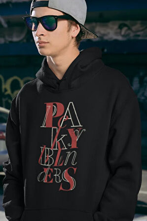 Dizi Peaky Blinders Yazılı Unisex Oversize Hoodie