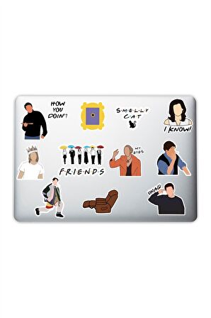 Friends Laptop Notebook Tablet Telefon Sticker Set 001