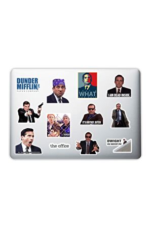 The Office Tasarımlı Dekoratif Laptop Notebook Tablet Telefon Sticker Set 010