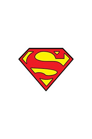 8x6 Cm Superman Sticker Araba Laptop Oto Motor Sticker