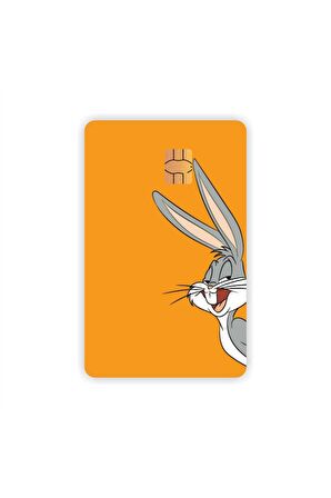 Bugs Bunny Kart Kaplama Sticker Kart Etiketi