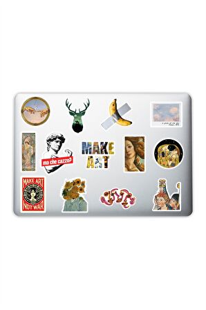 Art Sanat Dekoratif Laptop Notebook Tablet Telefon Sticker Set 018
