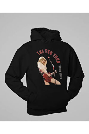 The Red Tour Yazılı Unisex Oversize Taylor Swift Hoodie