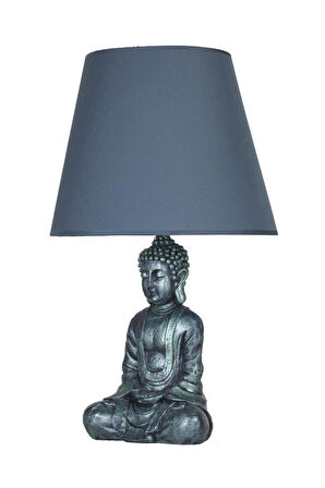 qdec Modern Dizayn Buda Abajur Yeşil-Lacivert