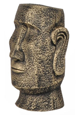 qdec Modern Dizayn Moai Biblo Gold