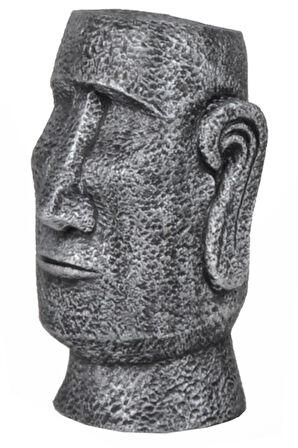 qdec Modern Dizayn Moai Biblo Gümüş