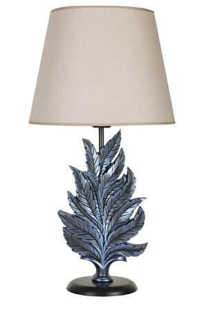 qdec Modern Dizayn Yaprak Abajur Cobalt Bej