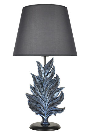 qdec Modern Dizayn Yaprak Abajur Cobalt Gri