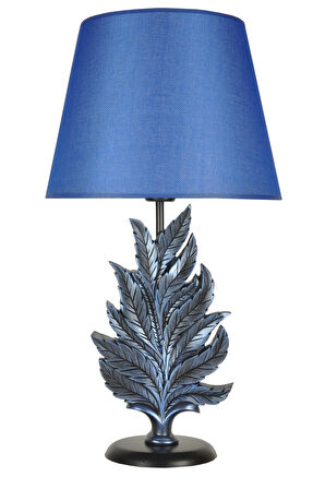 qdec Modern Dizayn Yaprak Abajur Cobalt Mavi