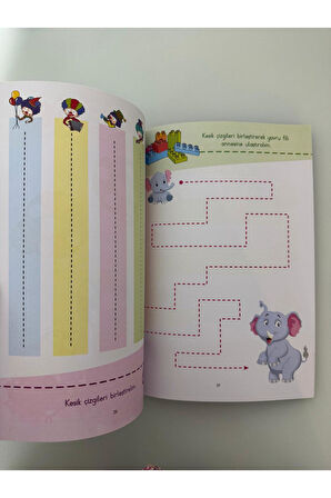 Okul Öncesi Zeka Etkinlikleri Çizgiler (1 Adet)