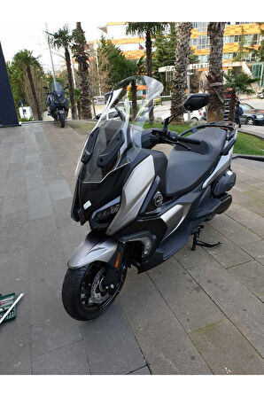 MOTOCAM QJ Fort 350 Siperlik Ön Cam 2023-2025 Model 74cm Şeffaf Renkli 4mm UZUN CAM