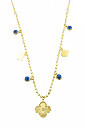 Vc Yonca Kolye - Altın