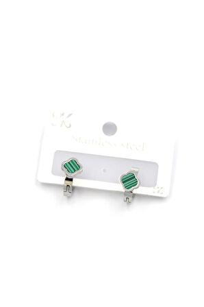 VC Yonca Halka Küpe - Gümüş