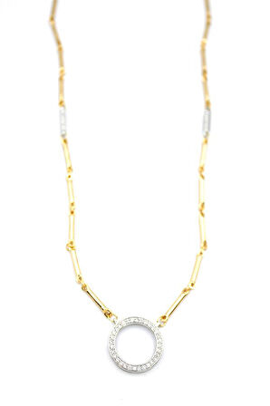 Zincirli Vip Kolye - Altın