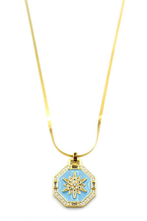 Güneş Kolye - Altın