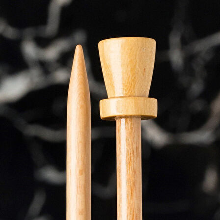 La Mia Whitewood 4.5 mm 36 cm Ahşap Örgü Şişi