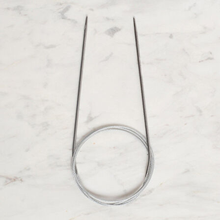 Loren Crafts 2.5 mm Çelik Misinalı Şiş 100 cm