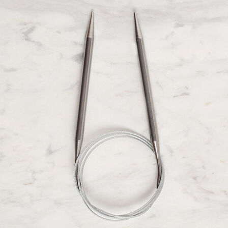 Loren Crafts 7 mm Çelik Misinalı Şiş 100 cm