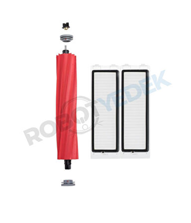 Roborock Q Revo Uyumlu Ana Fırça ve Hepa Filtre-3 Parça