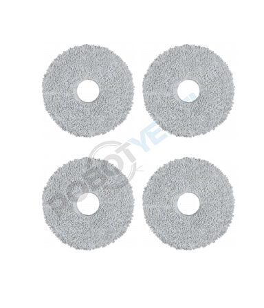 Roborock Q Revo Master Uyumlu 4 Adet Mikrofiber Mop Bez