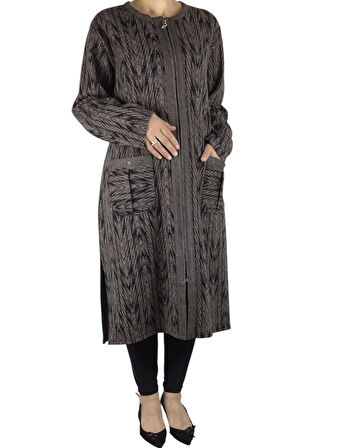 KADIN ÖNÜ FERMUARLI ÜSTTEN CEPLİ KALIN KAP