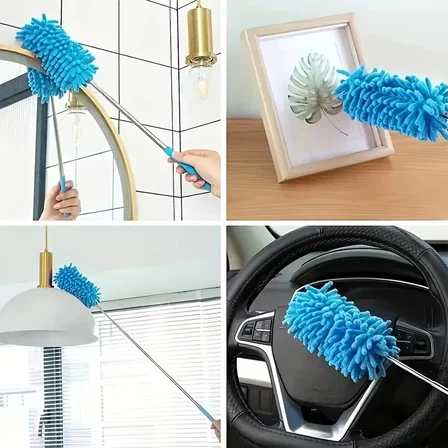 TİNEKE Teleskobik Mikrofiber Araç Içi Ve Temizlik Fırçası