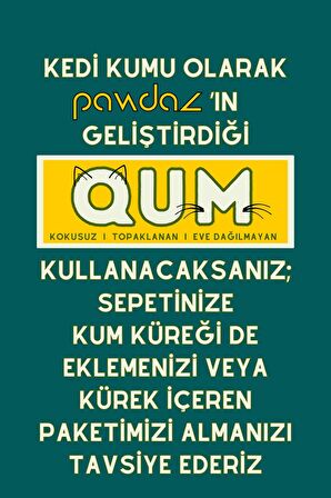 pawdaz Qum Küreği - Büyük delikli büyük kum küreği ( İri taneli kedi kumları için)