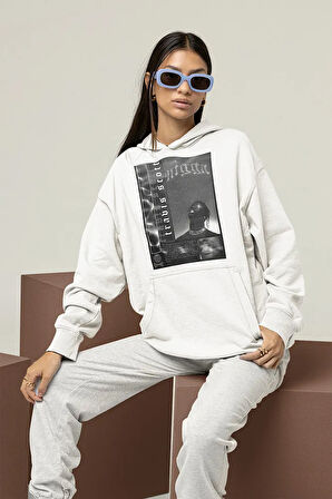 Nigga Travis Scott Baskılı Unisex Oversize Rapper Hoodie