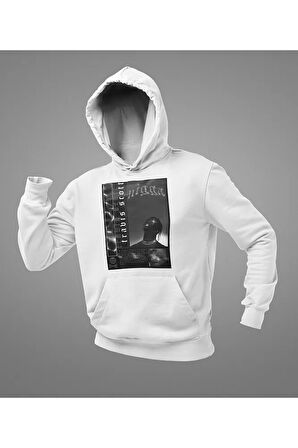 Nigga Travis Scott Baskılı Unisex Oversize Rapper Hoodie