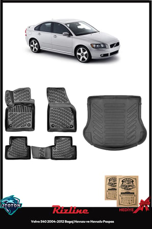 Volvo S40 2004-2012 Bagaj Havuzu&Havuzlu Paspas ve TON KOKU