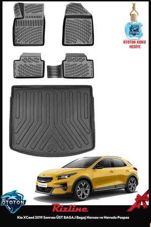 Kia XCeed 2019 Sonrası Üst Bagaj Havuzu&Havuzlu Paspas ve TON KOKU