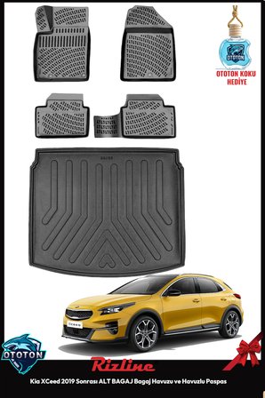 Kia XCeed 2019 Sonrası ALT Bagaj Havuzu&Havuzlu Paspas ve TON KOKU