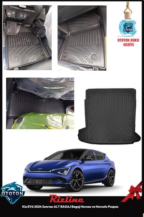 Kia EV6 2024 Sonrası ALT Bagaj Havuzu&Havuzlu Paspas ve TON KOKU